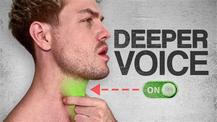 How can I deepen my voice?