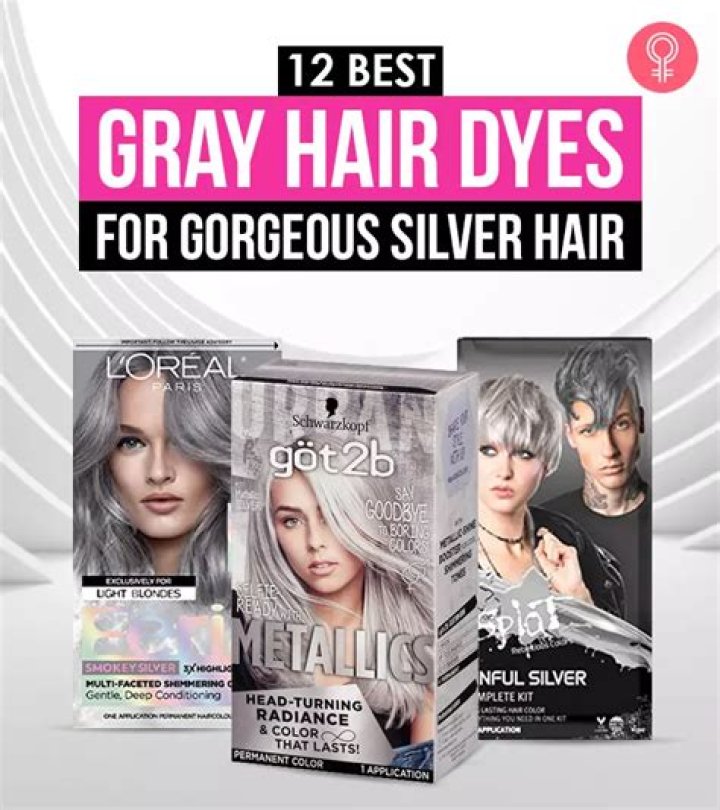 What hair Colour covers grey best?
