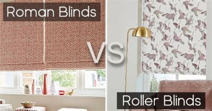 What is the difference between roller and Holland blinds?